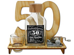 Značka na výročí 50 let s flašinetem