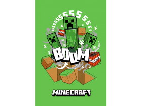 Dětská deka Minecraft Boom Creeper